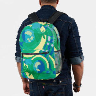 Sac À Dos Imprimé Papillons Jazz Pochoir Art Déco vintage