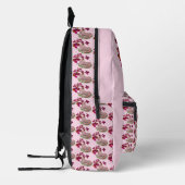 Sac À Dos Imprimé Papillons Unicorne Et Fleurs Personnalisés (Gauche)
