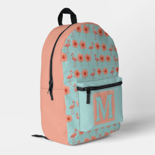 Sac À Dos Imprimé Paradis de flamants roses motif aquarelle