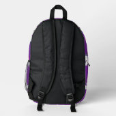 Sac À Dos Imprimé Paradis de la licorne violette magique (Verso)