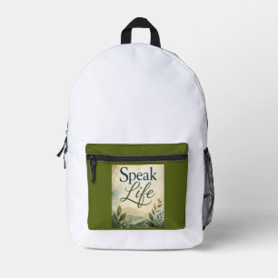 Sac À Dos Imprimé Parler la vie