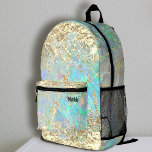 Sac À Dos Imprimé parties scintillant chunky faux brillant abstrait<br><div class="desc">parties scintillant opal inspiré sac à dos arrière - plan</div>