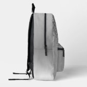 Sac À Dos Imprimé Parties scintillant d'argent personnalisé gouttes  (Gauche)