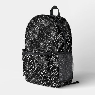 Sac À Dos Imprimé Parties scintillant en verre Argent Faux Éclat sur