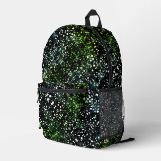 Sac À Dos Imprimé Parties scintillant en verre Faux vert étincelle s