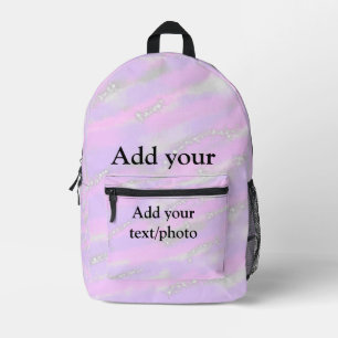 Sac À Dos Imprimé Parties scintillant pastel simple coloré ajouter v