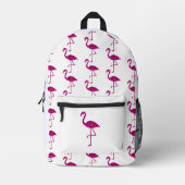 Sac À Dos Imprimé Parties scintillant rose brillant motif blanc (Recto)