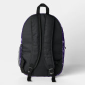 Sac À Dos Imprimé Parties scintillant violet foncé ultra violet scin (Verso)