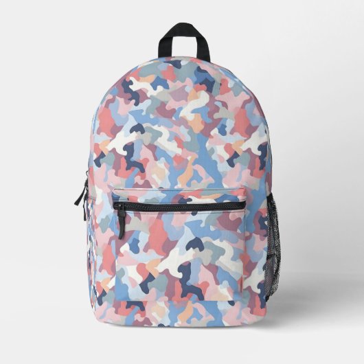 Sac À Dos Imprimé Pastel Camouflage (Recto)
