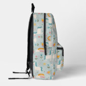 Sac À Dos Imprimé Pastel mignon Rainbow Unicorn Motif (Gauche)