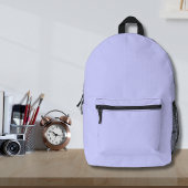 Sac À Dos Imprimé Pastel Periwinkle couleur solide | Classique | Élé