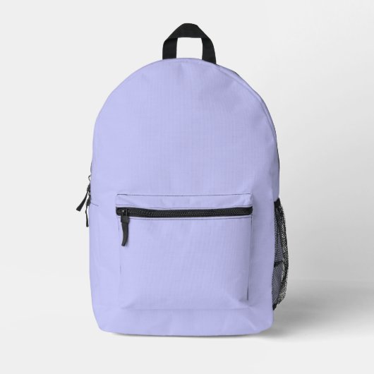 Sac À Dos Imprimé Pastel Periwinkle couleur solide | Classique | Élé (Recto)