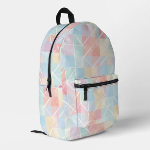 Sac À Dos Imprimé Pastel Plaid