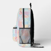 Sac À Dos Imprimé Pastel Plaid (Droite)