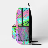 Sac À Dos Imprimé Pastel Pop Art Abstrait (Droite)