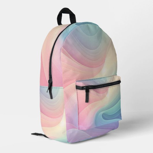 Sac À Dos Imprimé Pastel Rainbow (Coin arrière gauche)