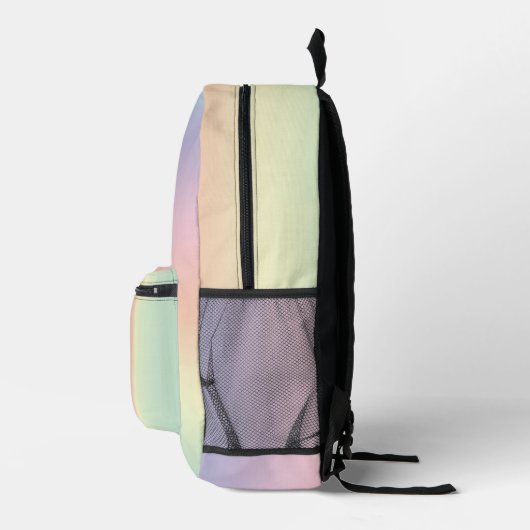 Sac À Dos Imprimé Pastel Rainbow Gradient (Droite)