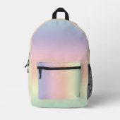 Sac À Dos Imprimé Pastel Rainbow Gradient (Recto)