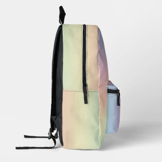 Sac À Dos Imprimé Pastel Rainbow Gradient (Gauche)