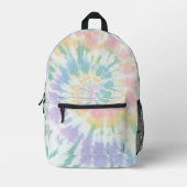 Sac À Dos Imprimé Pastel Tie Dye (Recto)