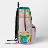 Sac À Dos Imprimé Pastel Vaporwave Pool Toast (Gauche)