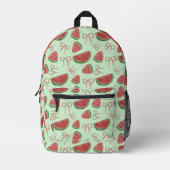 Sac À Dos Imprimé Pastèque avec nœud (Recto)