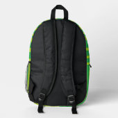 Sac à dos imprimé pastèque en rose et vert (Verso)