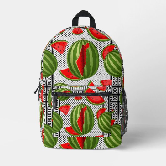 Sac À Dos Imprimé Pastèque Palestine - Slice (Recto)