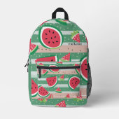 Sac À Dos Imprimé Pastèque personnalisable (Recto)