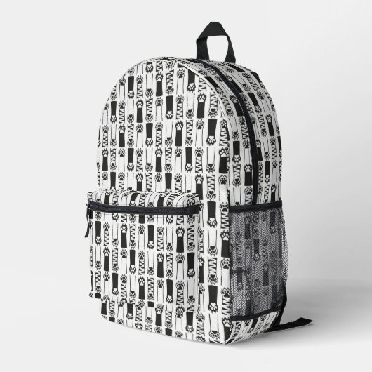 Sac À Dos Imprimé Pâtes de chat (Coin arrière droit)