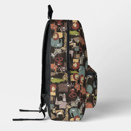 Sac À Dos Imprimé Patterns d'African Animals (Gauche)