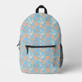 Sac À Dos Imprimé Patterns pastel nautical (Recto)