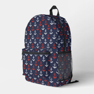 Sac À Dos Imprimé Patters de la Red White And Blue Navy