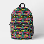Sac À Dos Imprimé Patters de texture tropicale (Recto)