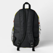 Sac À Dos Imprimé Patters de Vector Graphic Seamless (Verso)