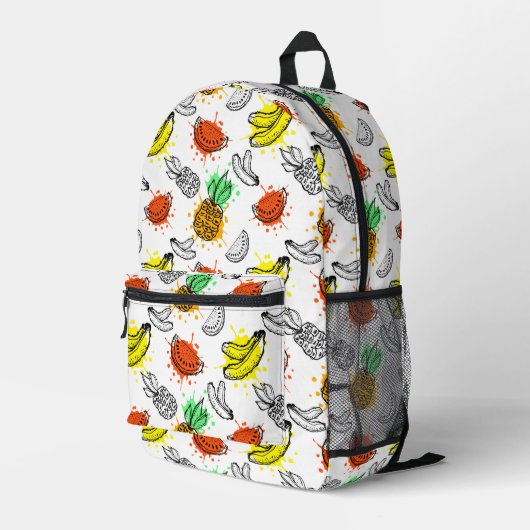 Sac À Dos Imprimé Patters de Vector Graphic Seamless (Coin arrière droit)
