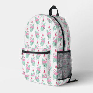Sac À Dos Imprimé Patters Flamingo et Watermelon Pastel