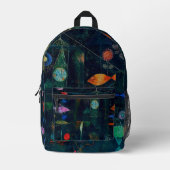 Sac À Dos Imprimé Paul Klee Fish Magic Peinture Abstraite Art graphi (Recto)