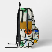 Sac À Dos Imprimé Paul Klee Rich Harbour Expressionnisme Abstrait (Gauche)