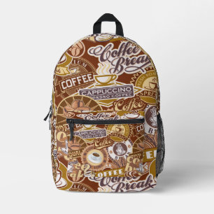 Sac À Dos Imprimé Pause café