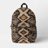 Sac À Dos Imprimé Peau de serpent (Recto)