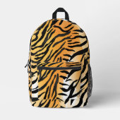 Sac À Dos Imprimé Peaux de tigre rayées modernes Imprimer gros félin (Recto)