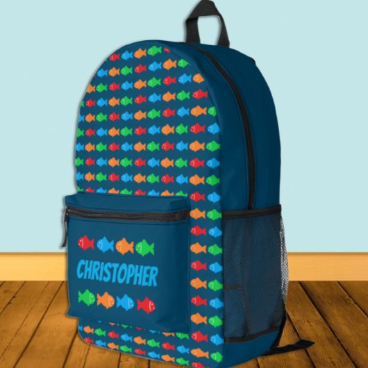 Sac À Dos Imprimé Pêche