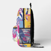 Sac À Dos Imprimé Peint. (Droite)
