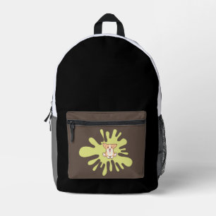 Sac À Dos Imprimé peinture à éclaboussure de chien