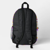 Sac À Dos Imprimé peinture à éclat (Verso)