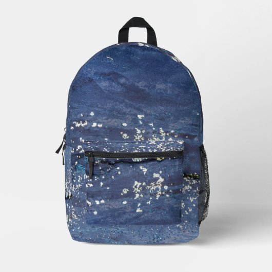 Sac À Dos Imprimé Peinture Abstraite (Recto)