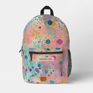 Sac À Dos Imprimé Peinture Abstraite colorée Art (14)