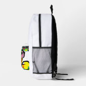 Sac À Dos Imprimé Peinture de dinde (Droite)