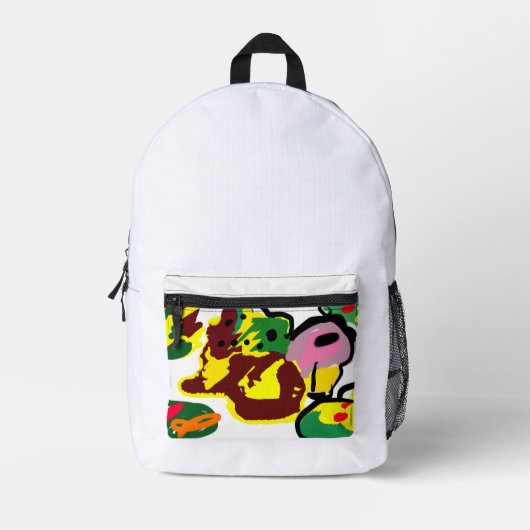 Sac À Dos Imprimé Peinture de dinde (Recto)